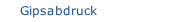 Gipsabdruck
